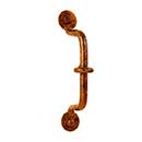 Artesano Iron Works [AIW-2029-OX] Wrought Iron Cabinet Pull Handle - Middle Disc - Ball Ends - Oxidized Finish - 4&quot; C/C - 4 3/4&quot; L