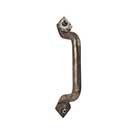 Artesano Iron Works [AIW-0004-NI] Wrought Iron Door Pull Handle - Smooth Round Bar - Angle Ends - Natural Finish - 6 1/4&quot; C/C - 1 1/4&quot; W x 7 1/4&quot; L