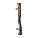 Artesano Iron Works [AIW-0019-3-NI] Wrought Iron Door Pull Handle - Branch Handle - Natural Finish - 4&quot; C/C - 5 7/8&quot; L