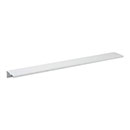 Atlas Homewares [A864-WG] Aluminum Cabinet Edge Pull - Tab Edge Series - High White Gloss Finish - 320mm C/C - 13 1/4" L