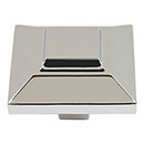 Atlas Homewares [4002-PN] Die Cast Zinc Cabinet Knob - Trocadero Series - Polished Nickel Finish - 1 1/2&quot; Sq.