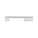 Atlas Homewares [A883-CH] Aluminum Cabinet Pull Handle - Off-Center Series - Oversized - Polished Chrome Finish - 6 5/16" C/C - 7 1/2" L