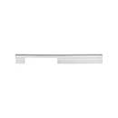 Atlas Homewares [A885-CH] Aluminum Cabinet Pull Handle - Off-Center Series - Oversized - Polished Chrome Finish - 8 13/16" C/C - 11 1/2" L