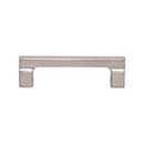 Atlas Homewares [A522-BRN] Die Cast Zinc Cabinet Pull Handle - Reeves Series - Standard Size - Brushed Nickel Finish - 3 3/4&quot; C/C -  4 3/8&quot; L