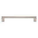 Atlas Homewares [A525-BRN] Die Cast Zinc Cabinet Pull Handle - Reeves Series - Oversized - Brushed Nickel Finish - 7 9/16&quot; C/C - 8 1/4&quot; L
