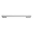 Atlas Homewares [A826-WG] Die Cast Zinc Cabinet Pull Handle - Thin Square Series - Oversized - High White Gloss Finish - 192mm C/C - 8 11/16" L