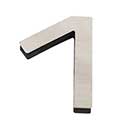 Atlas Homewares [PGN1-SS] Stainless Steel House Number - Paragon Series - Number 1 - Brushed Finish - 4&quot; H