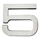 Atlas Homewares [PGN5-SS] Stainless Steel House Number - Paragon Series - Number 5 - Brushed Finish - 4&quot; H
