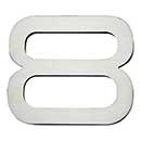 Atlas Homewares [PGN8-SS] Stainless Steel House Number - Paragon Series - Number 8 - Brushed Finish - 4&quot; H