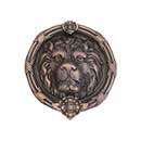 Brass Accents [A03-K5100-613VB] Solid Brass Door Knocker - Leo Lion - Venetian Bronze Finish - 8 3/8" H