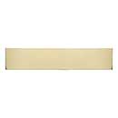 Brass Accents [A09-P0628-628MAG] Aluminum Door Kick Plate - Magnetic Mount - Polished Brass Finish - 6&quot; W x 28&quot; L