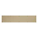 Brass Accents [A09-P0840-609] Stainless Steel Door Kick Plate - Screw Mount - Antique Brass Finish - 8" W x 40" L
