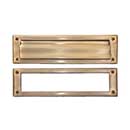 Brass Accents [A07-M0070-609] Solid Brass Door Mail Slot - Single Flap - Antique Brass Finish - 10" L