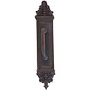 Brass Accents [A04-P5231-RV5-613VB] Solid Brass Door Pull Plate - Apollo w/ Small Colonial Revival Pull - Venetian Bronze Finish - 3 5/8&quot; W x 18&quot; L