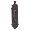 Brass Accents [A04-P5601-MSS-613VB] Solid Brass Door Pull Plate - Gothic w/ Mission Pull - Venetian Bronze Finish - 3 3/8&quot; W x 16&quot; L
