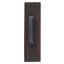 Brass Accents [A04-P7201-TRD-613VB] Solid Brass Door Pull Plate - Nantucket w/ Traditional Pull - Venetian Bronze Finish - 3 3/4&quot; W x 13 7/8&quot; L
