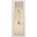 Brass Accents [A07-P6341-630] Stainless Steel Door Pull Plate - Square Corner - Brushed Finish - 3 1/2&quot; W x 15&quot; L