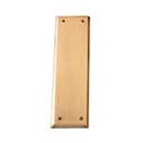 Brass Accents [A07-P5400-609] Solid Brass Door Push Plate - Quaker - Antique Brass Finish - 2 3/4" W x 10" L