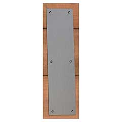 Brass Accents [A07-P6350-630] Stainless Steel Door Push Plate - Square Corner - Brushed Finish - 4&quot; W x 16&quot; L