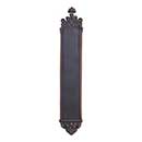 Brass Accents [A04-P5640-613VB] Solid Brass Door Push Plate - Gothic - Venetian Bronze Finish - 3 3/8&quot; W x 23 3/4&quot; L