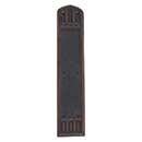 Brass Accents [A04-P5840-613VB] Solid Brass Door Push Plate - Oxford - Venetian Bronze Finish - 3 3/8&quot; W x 18&quot; L