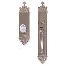Brass Accents [D04-H564] Solid Brass Door Mortise Entry Set - Gothic Series - Single Cylinder - 2 1/2&quot; Backset - 3 3/8&quot; x 23 3/4&quot; Plate