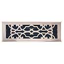 Brass Accents [A03-R6414-605] Cast Brass Decorative Floor Register Vent Cover - Victorian - Polished Brass Finish - 4&quot; x 14&quot;
