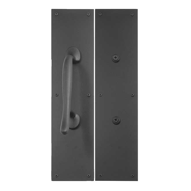 Brass Accents A02-P7402-622 Door Pull & Push Plate Set