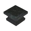 Cal Crystal [SG-3] Marble Cabinet Knob - Green - Square - 1 5/8&quot; Sq.