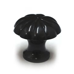 Cal Crystal [VB-7-US10B] Vintage Brass Cabinet Knob - Fluted - Oil Rubbed Bronze Finish - 1 1/4&quot; Dia.