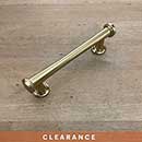 Atlas Homewares [436-FG] Die Cast Zinc Cabinet Pull Handle - Browning Series - Standard Size - French Gold Finish - 3 3/4" C/C - 5" L