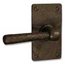 Coastal Bronze [100-00-DUMS] Solid Bronze Dummy Door Handleset - Single - Small Square Plate - 5" H x 2 3/4" W