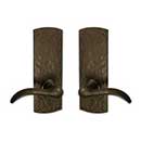 Coastal Bronze [210-00-DUM] Solid Bronze Dummy Door Handleset - Double - Medium Arch Plate - 8&quot; H x 2 3/4&quot; W