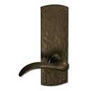 Coastal Bronze [210-00-DUMS] Solid Bronze Dummy Door Handleset - Single - Medium Arch Plate - 8" H x 2 3/4" W
