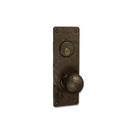 Coastal Bronze 110 Series Solid Bronze Mortise Door Entry Set - Medium Square Plate - 8&quot; H x 2 3/4&quot; W