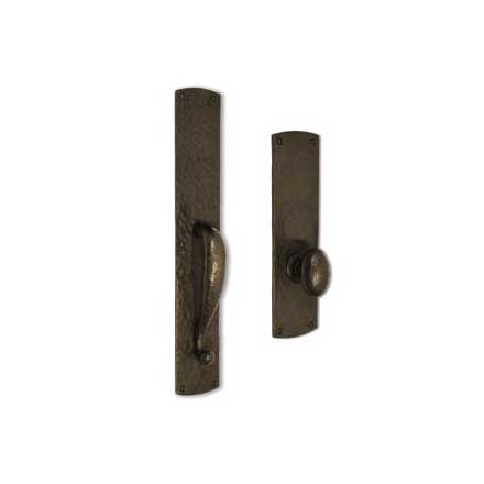 Coastal Bronze 230 Series Solid Bronze Dummy Door Entry Set - Tall Arch Plate - 18&quot; H x 2 3/4&quot; W