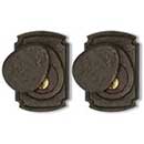 Coastal Bronze [30-120-D] Solid Bronze Door Deadbolt - Euro Plate - Double Cylinder - 2 1/2&quot; x 3&quot; Plate