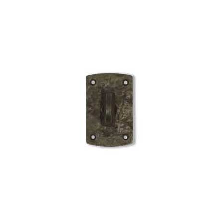 Coastal Bronze [30-251] Solid Bronze Patio Door Bolt - Arch Plate - 2&quot; x 3&quot; Plate
