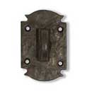 Coastal Bronze [30-252] Solid Bronze Patio Door Bolt - Euro Plate - 2&quot; x 3&quot; Plate