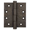 Coastal Bronze [30-405] Solid Bronze Gate Butt Hinge - Plain Bearing - Square Corner - Button Tip - 5&quot; H x 4 1/2&quot; W