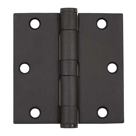 Coastal Bronze [30-409] Heavy Duty Extruded Bronze Gate Butt Hinge - Template - Button Tip - 3 1/2&quot; H x 3 1/2&quot; W