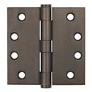 Coastal Bronze [30-410] Heavy Duty Extruded Bronze Gate Butt Hinge - Template - Button Tip - 4&quot; H x 4&quot; W