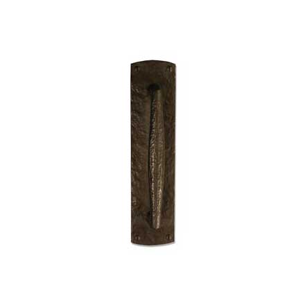 Coastal Bronze [225-90-PUL] Bronze Door Pull Handle - Bar Pull on Arch Plate - 12&quot; L