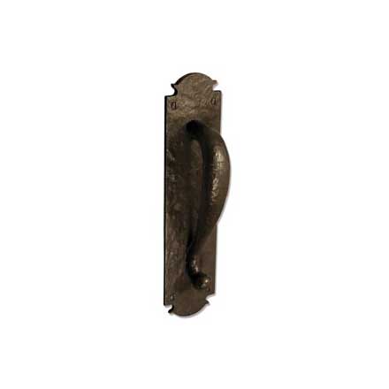 Coastal Bronze [325-95-PUL] Bronze Door Pull Handle - Cobra Pull on Euro Plate - 12&quot; L