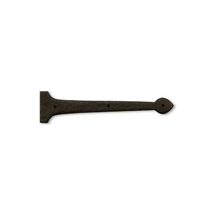 Coastal Bronze [20-108] Bronze Door Decorative Hinge Strap - Spear End - 2&quot; W x 8&quot; L