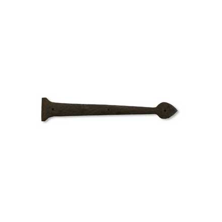 Coastal Bronze [20-112] Bronze Door Decorative Hinge Strap - Spear End - 2&quot; W x 12&quot; L