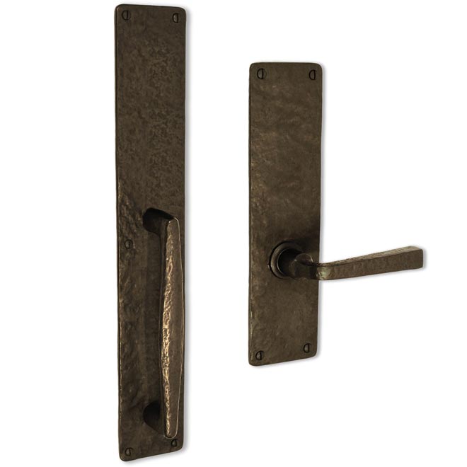 Coastal Bronze 130 Series Solid Bronze Dummy Door Entry Set - Tall Square Plate