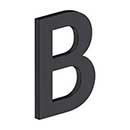 Deltana [RNB-BU19] Stainless Steel House Letter - B Series - B - Paint Black Finish - 4" L