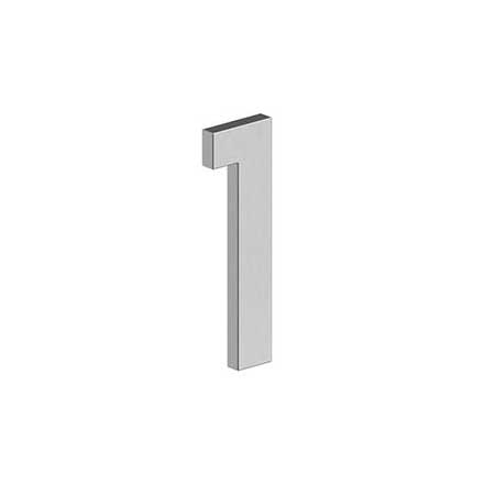 Deltana [RNB-1U32D] Stainless Steel House Number - B Series - #1 - Brushed Finish - 4&quot; L