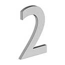 Deltana [RNB-2U32D] Stainless Steel House Number - B Series - #2 - Brushed Finish - 4" L